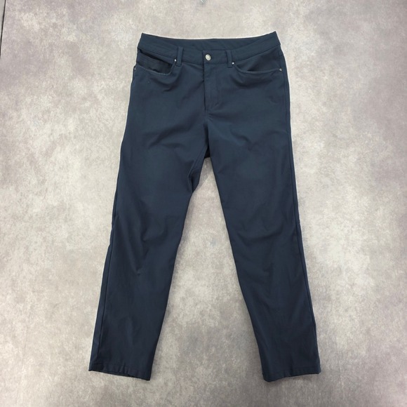 Lululemon Other - Lululemon ABC Pant Slim Navy Blue Mens 33x27 Technical Five Pocket Trousers